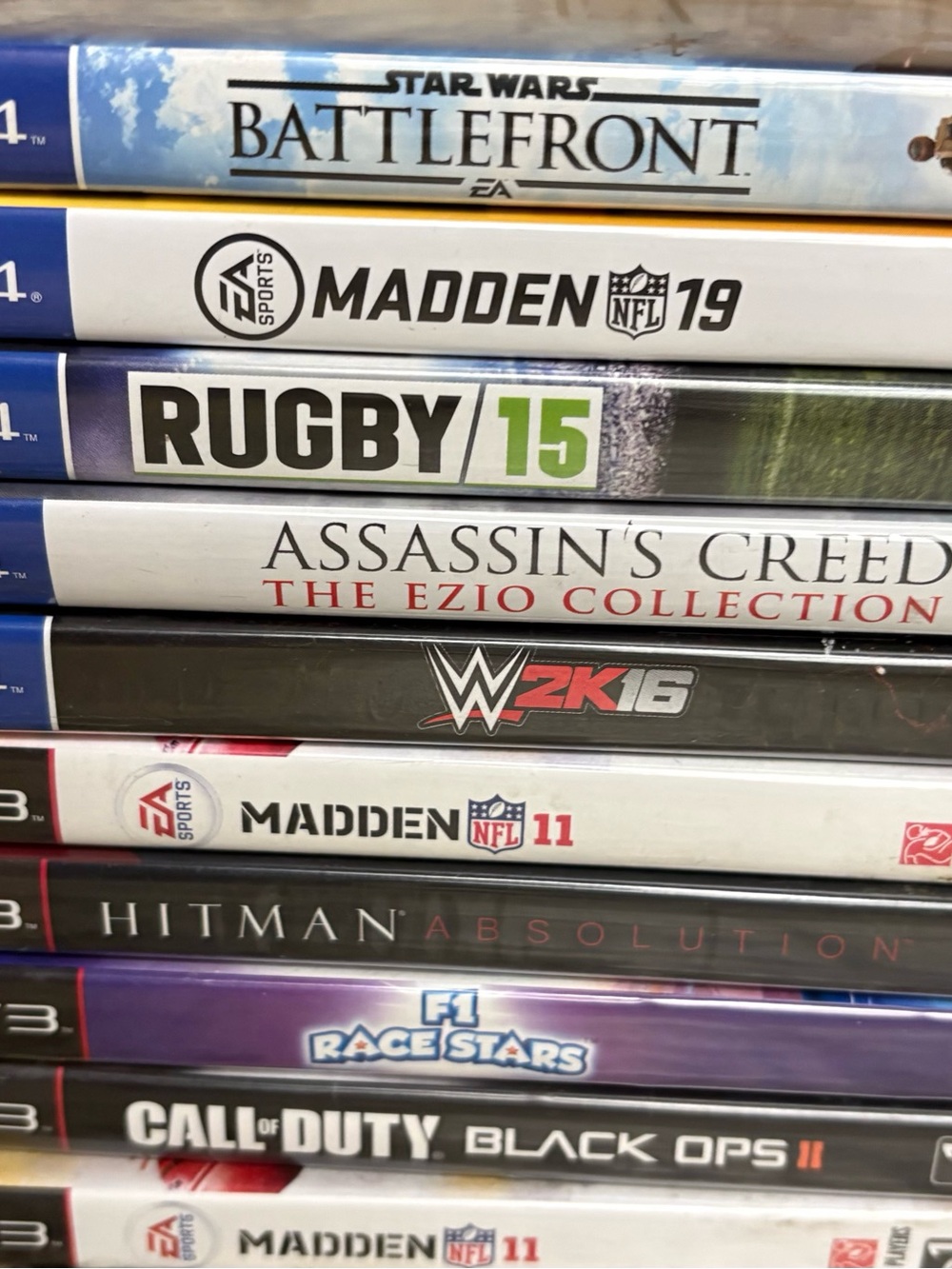 Game Discs Stack